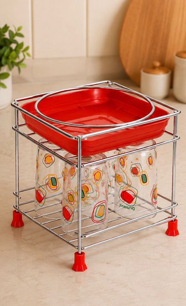 Matka Stand with Tray & Glass Holder