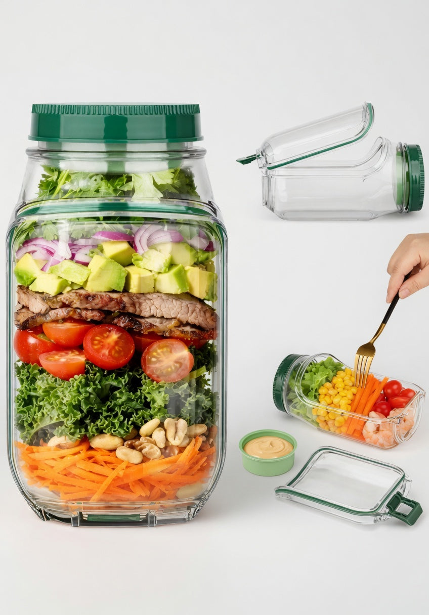 On-the-Go Salad Jar