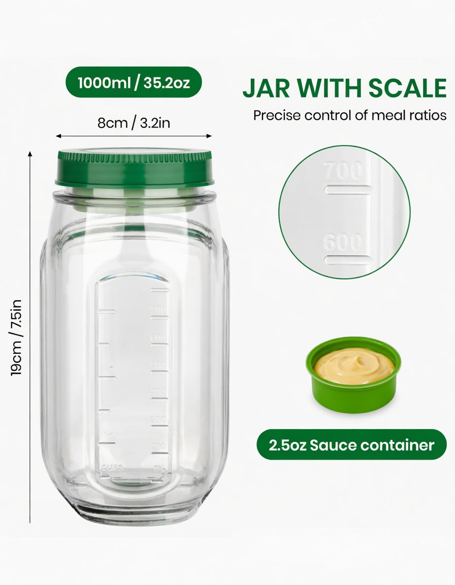 On-the-Go Salad Jar